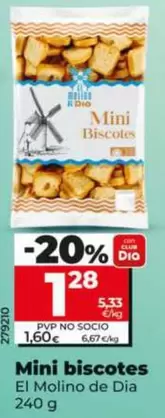 El Molino De Dia - Mini Biscotes