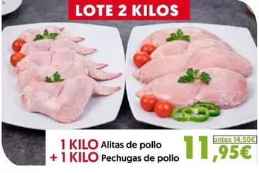 Alitas De Pollo + Pechugas De Pollo