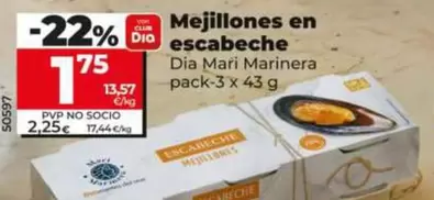 Dia Mari Marinera - Mejillones En Escabeche 