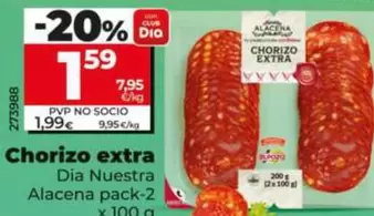 Dia Nuestra Alacena - Chorizo Extra 