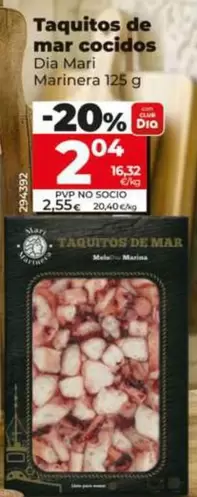 Dia Mari Marinera - Taquitos De Mar Cocidos 