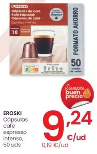 Eroski - Capsulas De Cafe Espresso Intenso