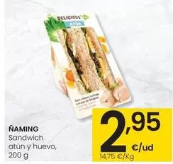 Ñaming - Sandwich Atun Y Huevo