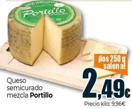 Portillo - Queso Semicurado Mezcla