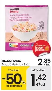 Eroski - Basic Arroz 3 Delicias