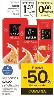 Gallo - Macarrona Plumas Nº3