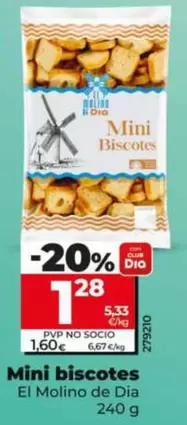 El Molino De Dia - Mini Biscotes 