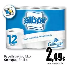 Colhogar - Papel Higiénico Albor