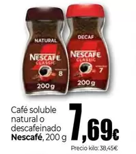 Nescafé - Café Soluble Natural O Descafeinado