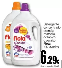Flota - Detergente Concentrado Esencia, Marsella, Oceánico O Paraíso