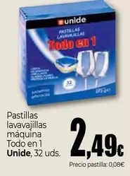 Unide - Pastillas Lavavajillas Máquina Todo En 1