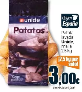 Unide - Patata Lavada Malla