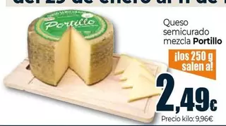 Portillo - Queso Semicurado Mezcla