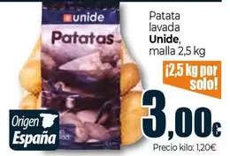 Unide - Patata Lavada