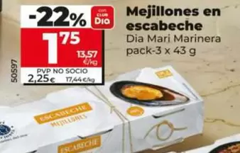 Dia Mari Marinera - Mejillones En Escabeche 