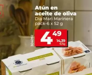 Dia Mari Marinera - Atun En Aceite De Oliva 