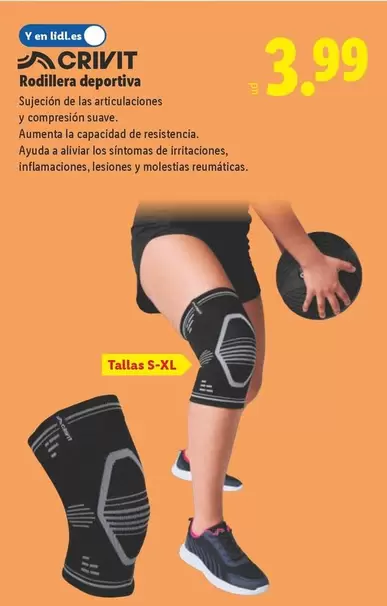 Crivit - Rodillera Deportiva