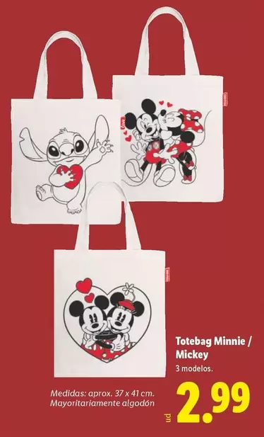 Totebag Minnie/Mickey