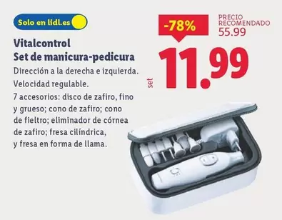 vitalcontrol - Set De Manicura-Pedicura