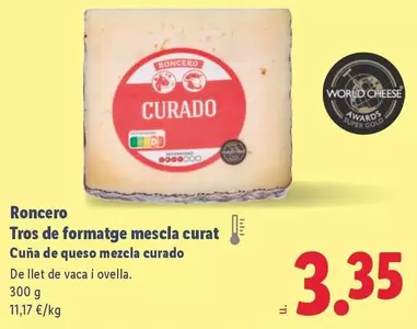 Roncero - Cuña De Queso Mezcla Curado