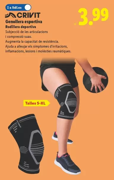 Crivit - Rodillera Deportiva