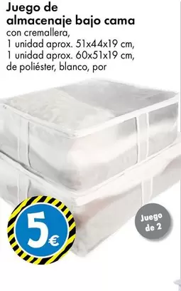 Juego De Almacenaje Bajo Cama