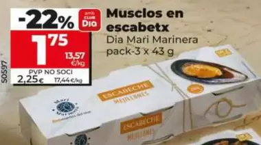 Dia Mari Marinera - Mejillones En Escabeche