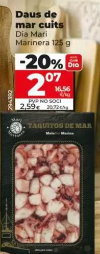 Dia Mari Marinera - Taquitos De Mar Cocidos