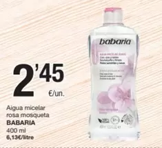 Babaria - Aigua Micelar Rosa Mosqueta