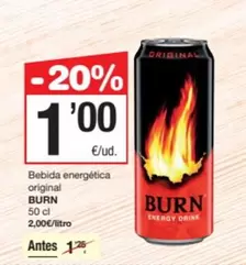 Burn - Bebida Energética Original