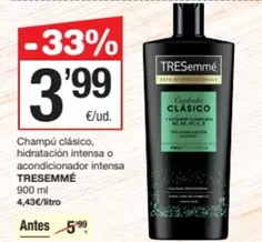 TRESemmé - Champú Clásico, Hidratacion Intensa O Acondicionador Intensa