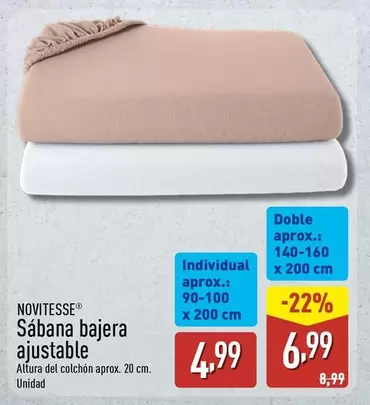 Novitesse - Sabana Bajera Ajustable