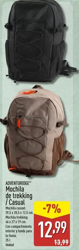 Adventuridge - Mochila De Trekking/Casual 