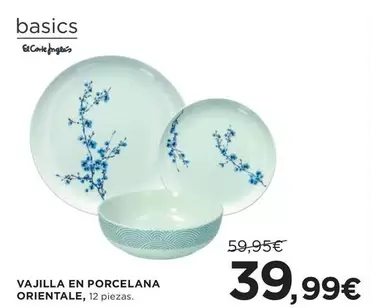 El Corte Inglés - Vajilla En Porcelana Orientale