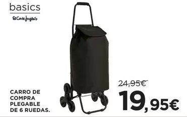 El Corte Inglés - Carro De Compra Plegable De 6 Ruedas