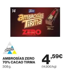 Tirma - Ambrosías Zero 70% Cacao