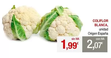 origen - Coliflor Blanca