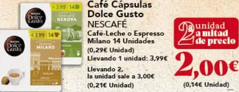 Nescafé - Cafe Capsulas Dolce Gusto