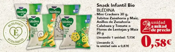 Snack -  Infantil Bio