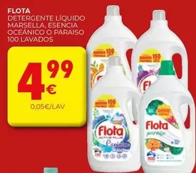 Flota - Detergente Liquido Marsella, Esencia Oceanico O Paraiso
