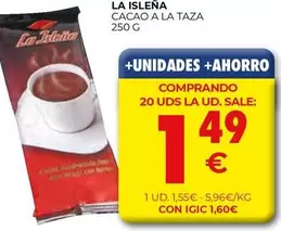La Isleña - Cacao A La Taza