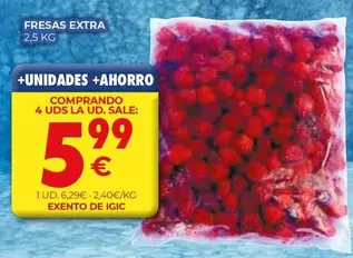 Fresas Extra