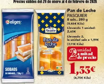 Pasquier - Pan De Leche
