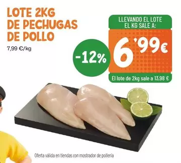 Lote 2kg De Pechugas De Pollo