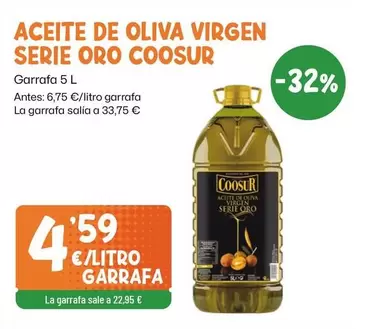 Coosur - Aceite De Oliva Virgen Serie Oro