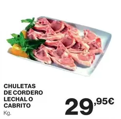 Chuletas De Cordero Lechal O Cabrito