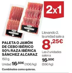 Sánchez Alcaraz - Paleta O Jamon De Cebo Iberico 50% Raza Iberica