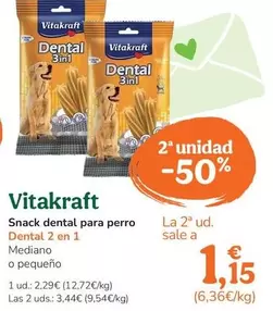 Vitakraft - Snack Dental Para Perro