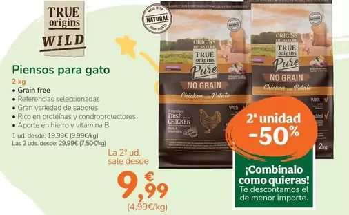 True Origins - Piensos Para Gato