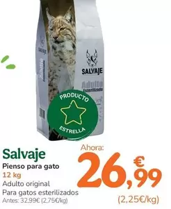 Salvaje - Pienso Para Gato